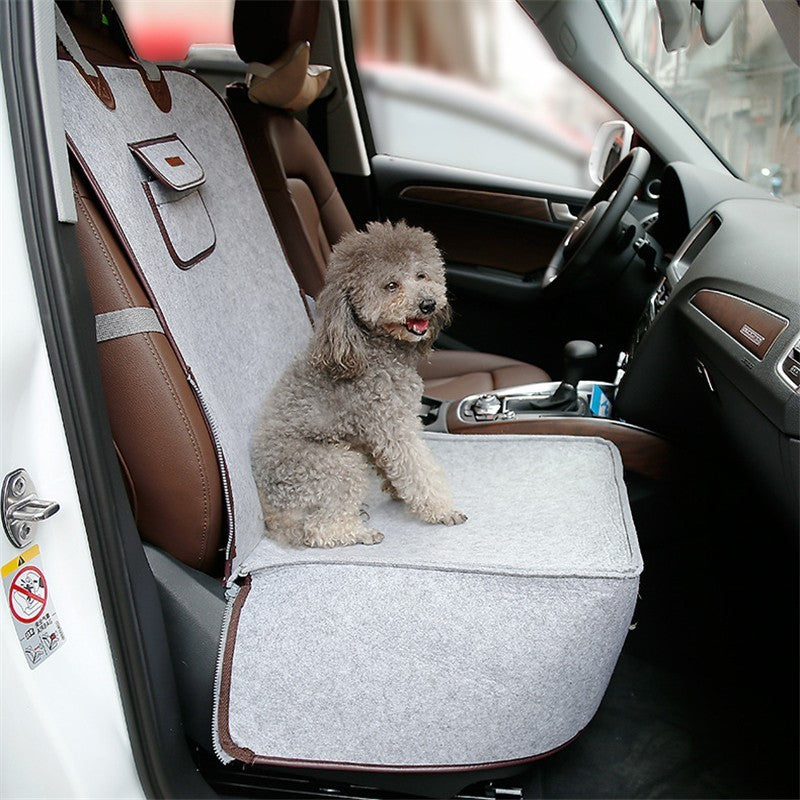 Retro Dual-purpose Pet Car Mat