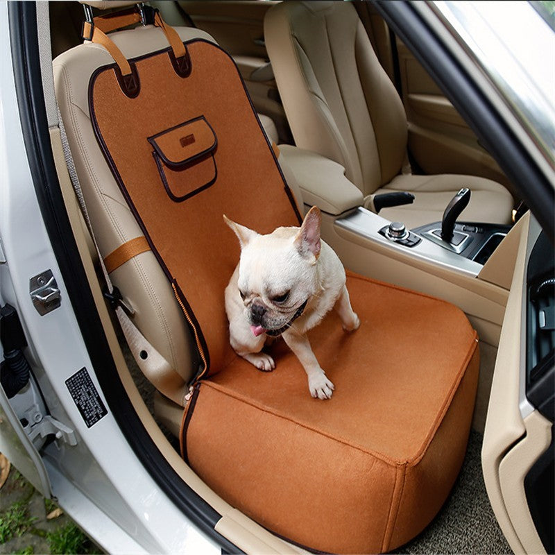 Retro Dual-purpose Pet Car Mat