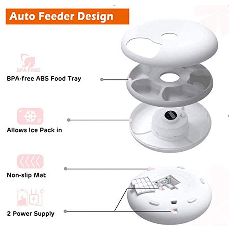 Automatic Feeder Pet Cats And Dogs Snacks Petzymart