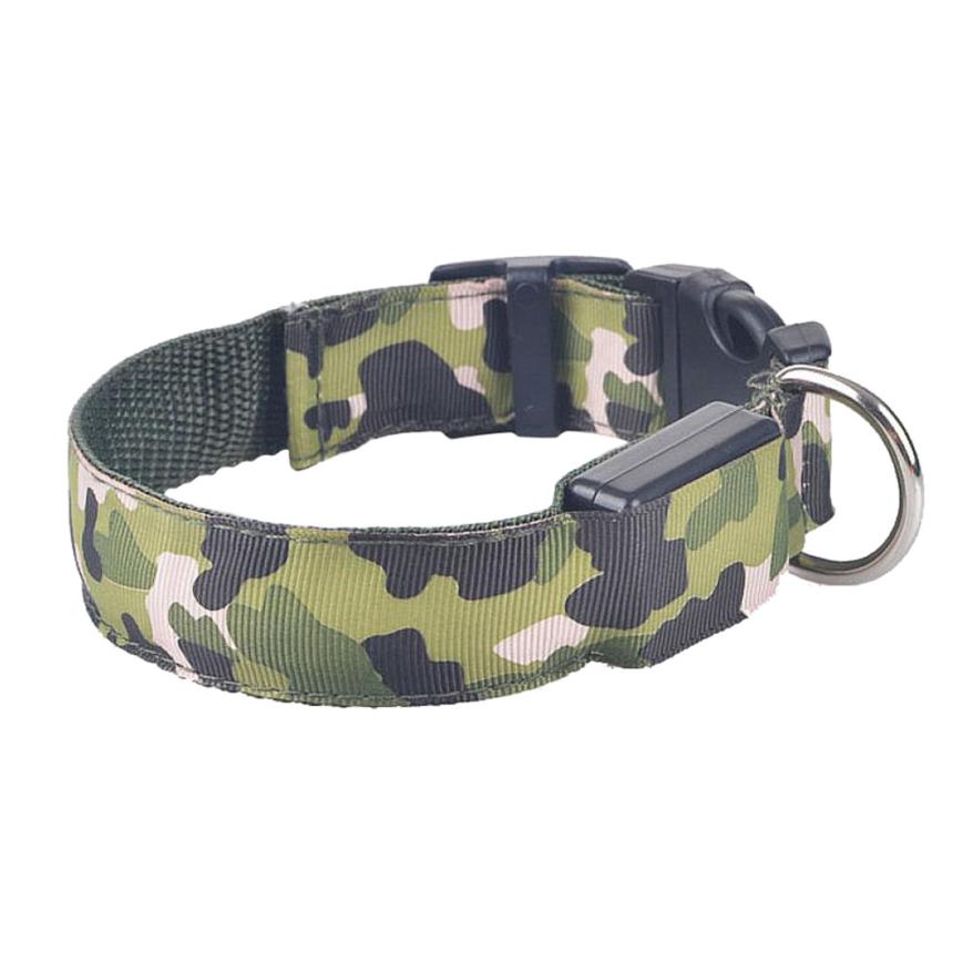 Camouflage pet supplies luminous dog collar Petzymart