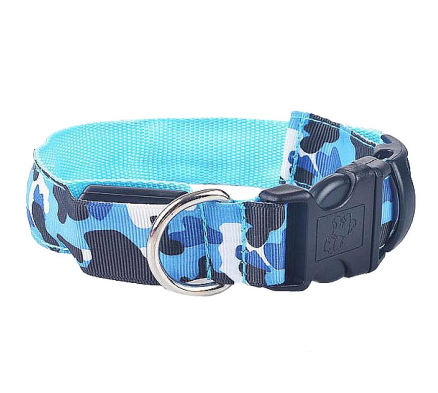 Camouflage pet supplies luminous dog collar Petzymart