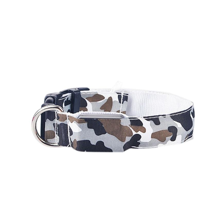 Camouflage pet supplies luminous dog collar Petzymart