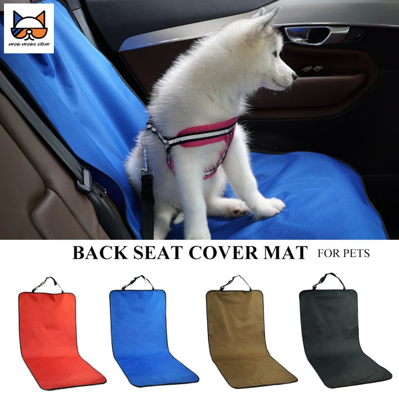 Car Pet Back Seat Pet Cover Protector Waterproof Mat Petzymart