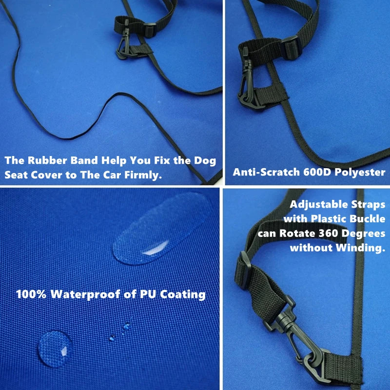 Car Pet Back Seat Pet Cover Protector Waterproof Mat Petzymart