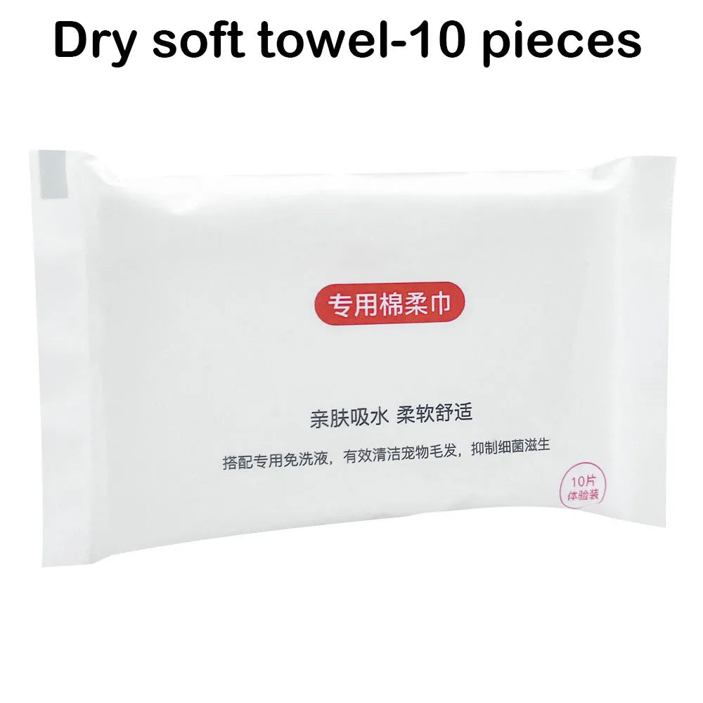 Cat Cleaning Floating Hair Removal Comb with Disposable Wipes Petzymart