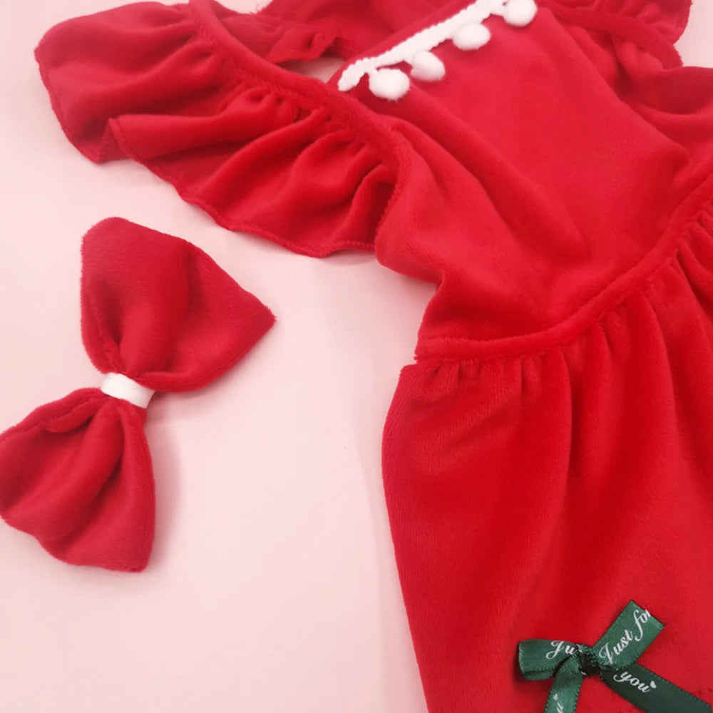 Cat Skirt Pet Christmas Clothes Silver Fox Petzymart