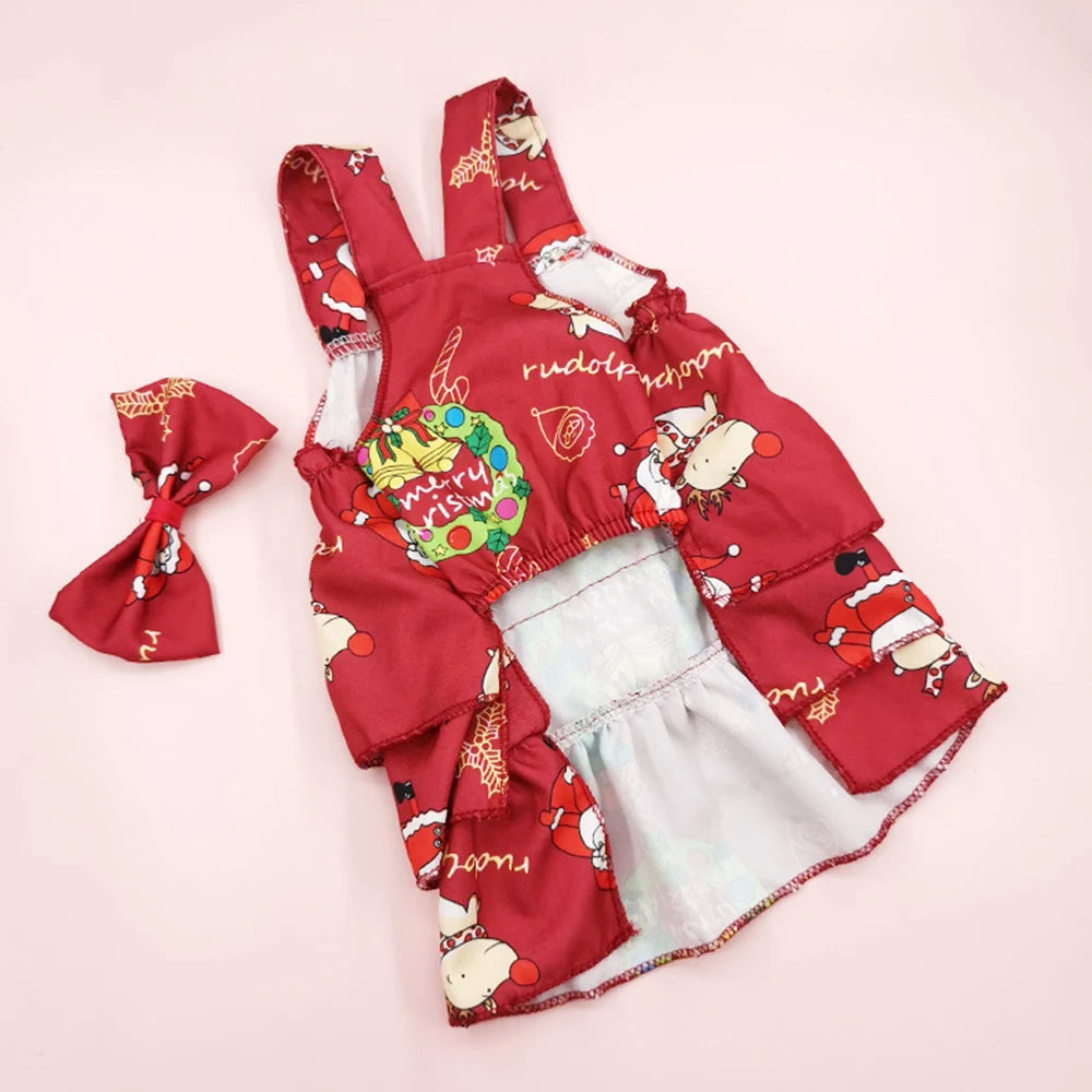 Cat Skirt Pet Christmas Clothes Silver Fox Petzymart