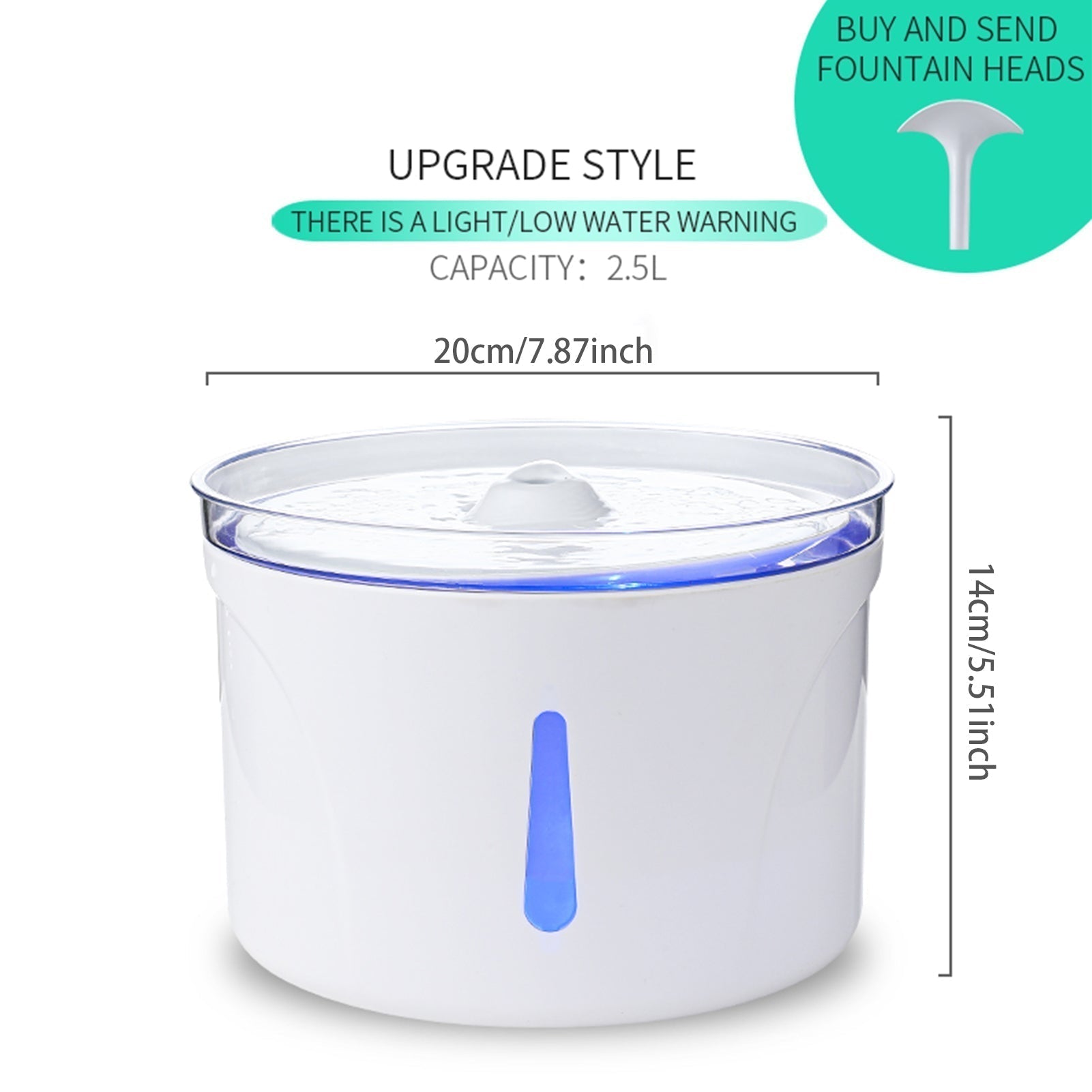 Cats And Dogs Drinking Water Basin Automatic Circulating Water Pet Feeder Petzymart