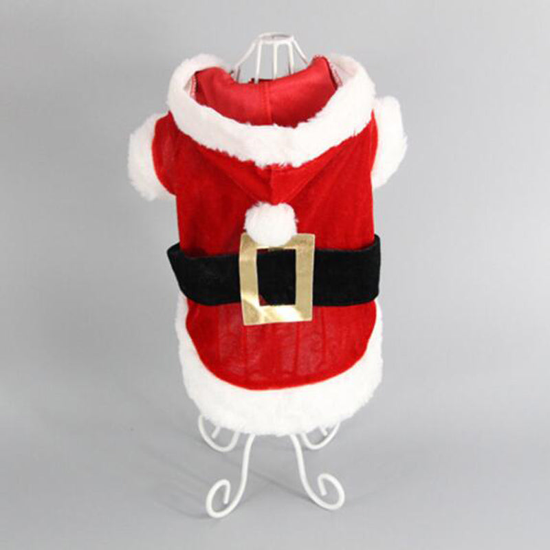 Christmas Dog Clothes Pet Vest Shirt Dog Winter Dress Warm Coat Jacket Clothing For Small Dogs Dress Petzymart