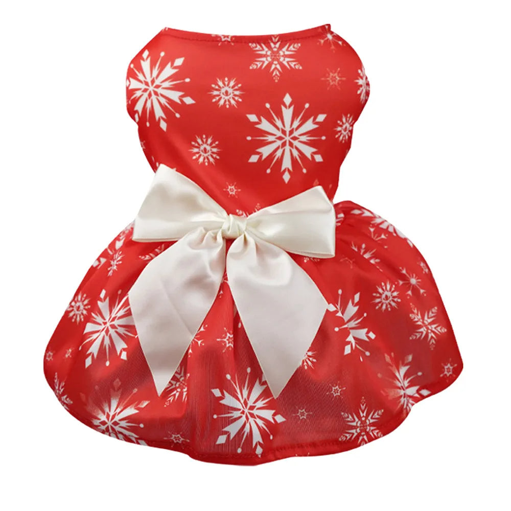 Christmas Dog Fancy Princess Puppy Dress Petzymart