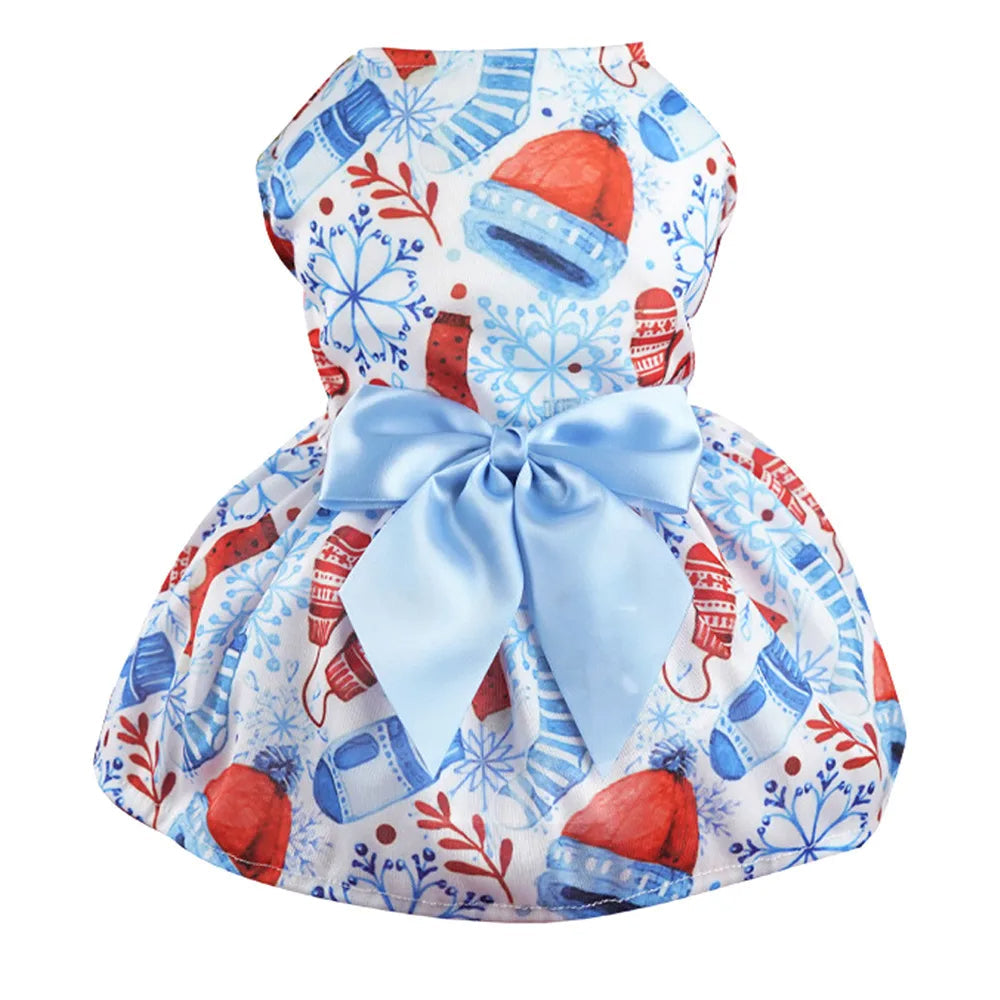 Christmas Dog Fancy Princess Puppy Dress Petzymart