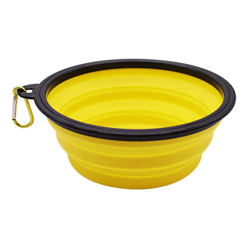 Collapsible Pet Silicone Dog Food Water Bowl Outdoor Petzymart