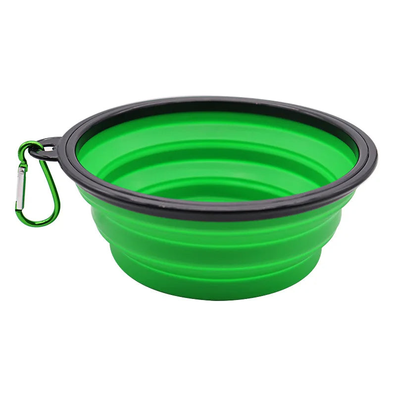 Collapsible Pet Silicone Dog Food Water Bowl Outdoor Petzymart