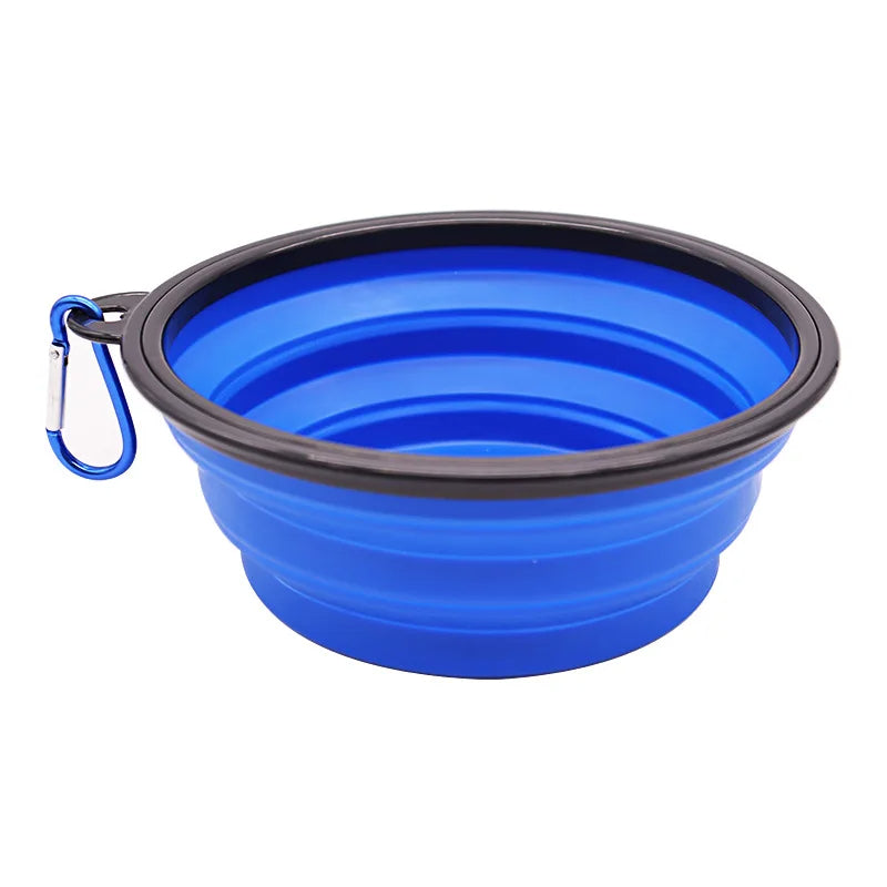 Collapsible Pet Silicone Dog Food Water Bowl Outdoor Petzymart