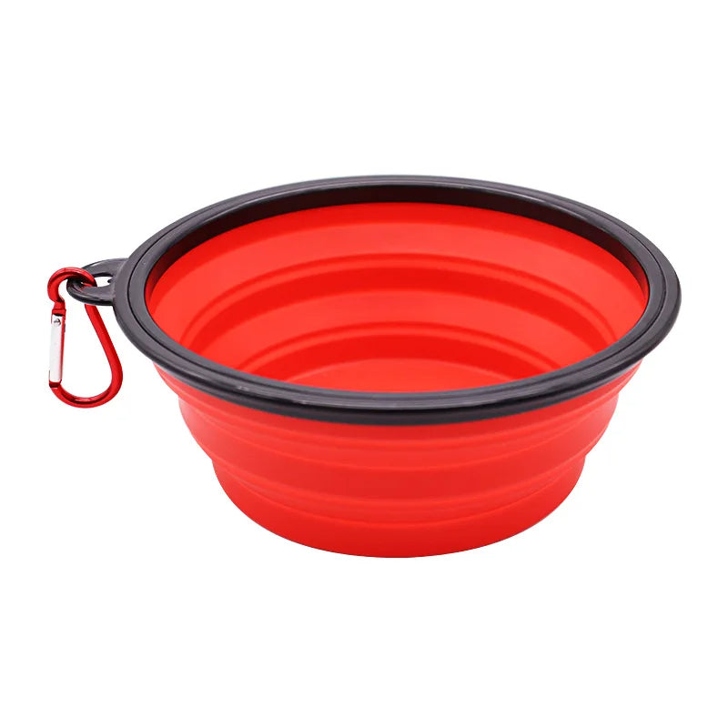 Collapsible Pet Silicone Dog Food Water Bowl Outdoor Petzymart