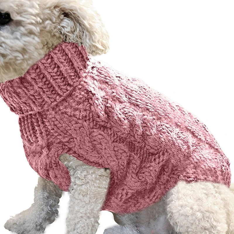 Cosy Dog Cat Sweater Clothing Winter Turtleneck Petzymart