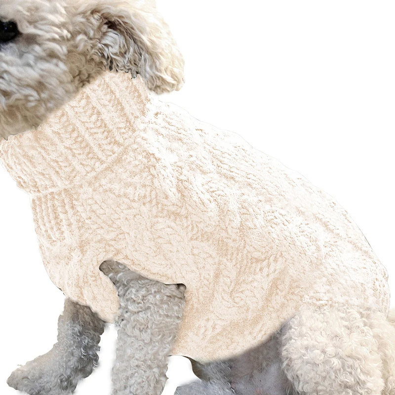 Cosy Dog Cat Sweater Clothing Winter Turtleneck Petzymart
