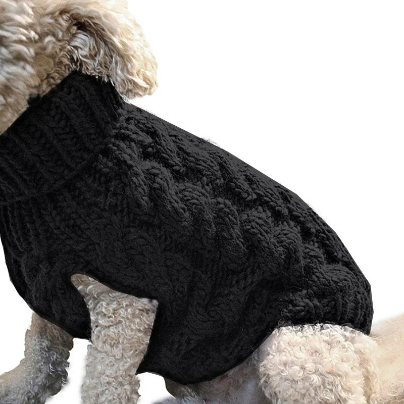 Cosy Dog Cat Sweater Clothing Winter Turtleneck Petzymart