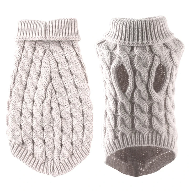 Cosy Dog Cat Sweater Clothing Winter Turtleneck Petzymart