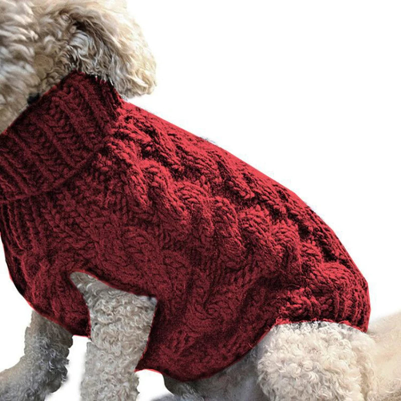 Cosy Dog Cat Sweater Clothing Winter Turtleneck Petzymart