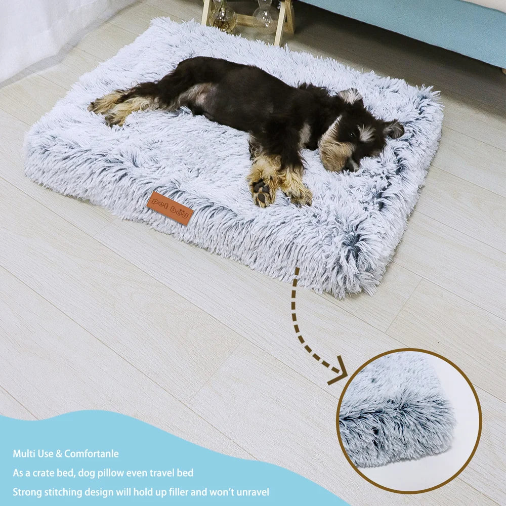 Dog Bed Pet Crate Mat Memory Washable Foam Petzymart