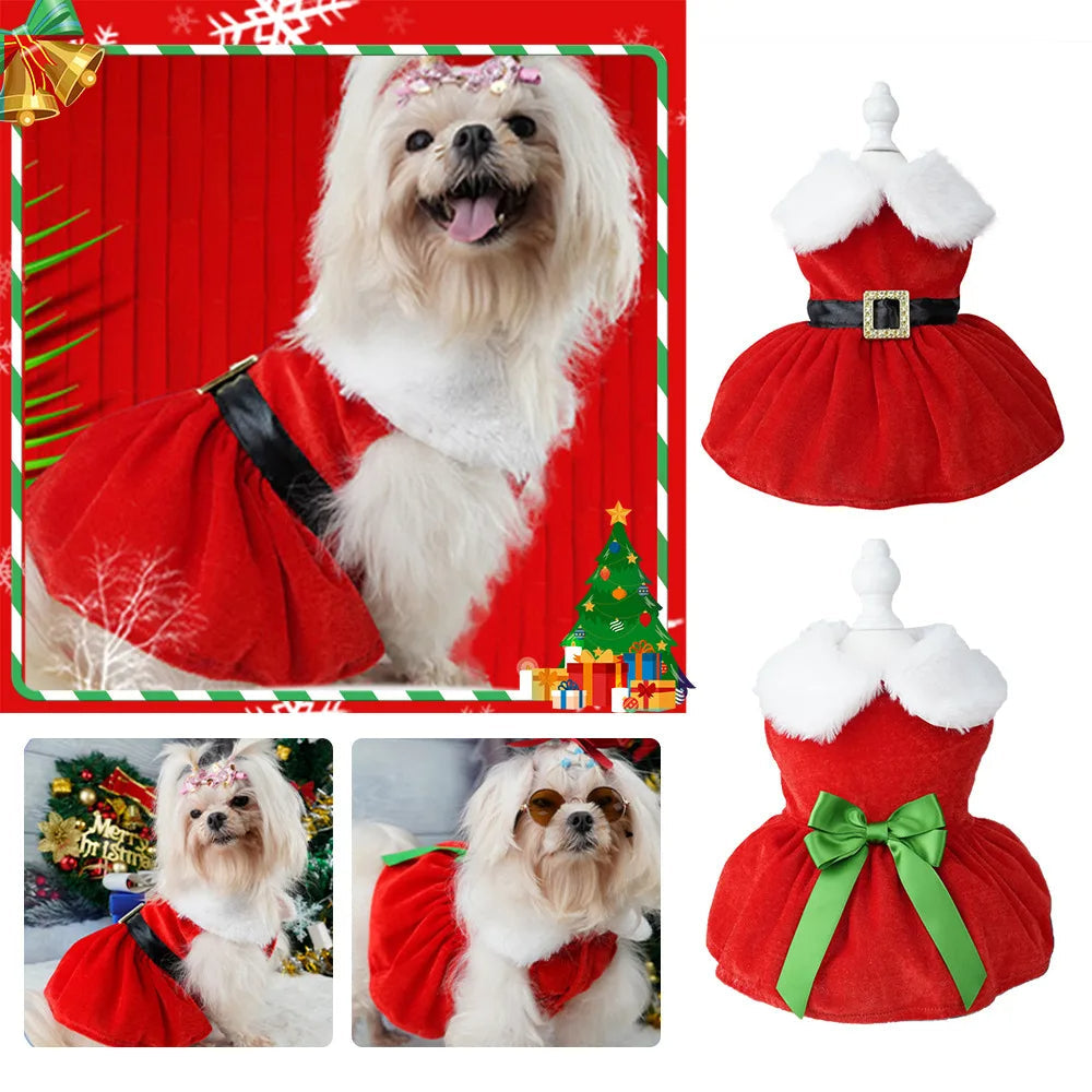 Dog Christmas Clothes Winter Warm Petzymart