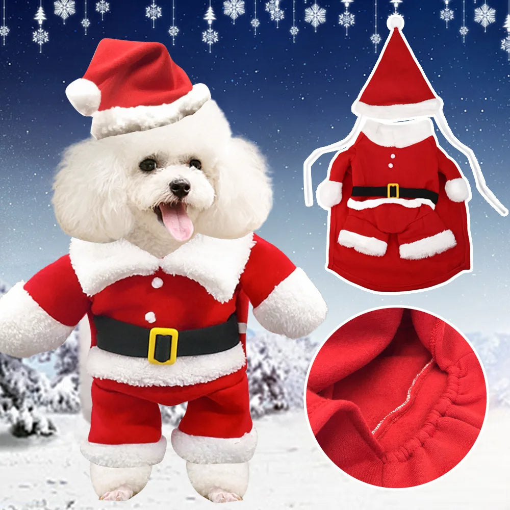 Dog Christmas Clothes Winter Warm Petzymart