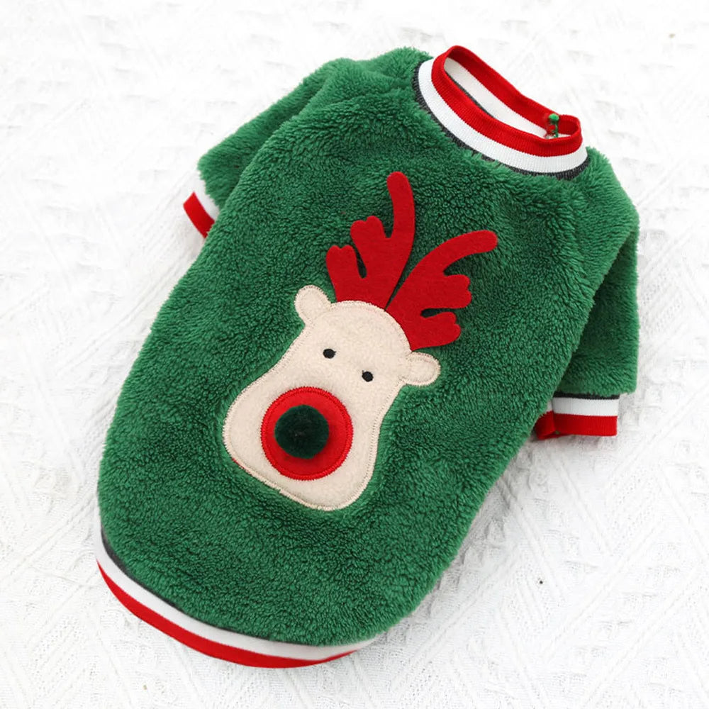 Dog Christmas Clothes Winter Warm Petzymart