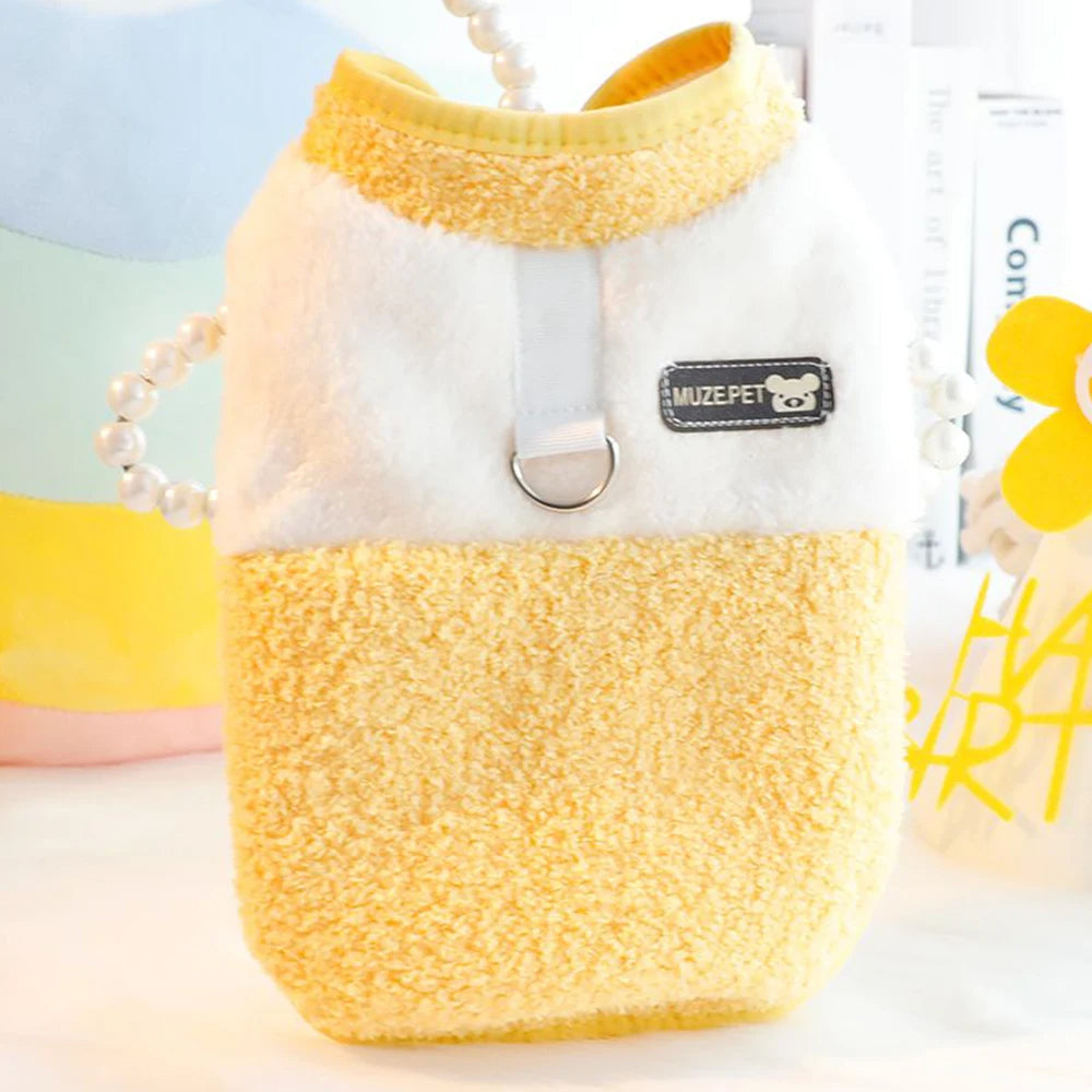 Dog Sweater Jacket Vest Winter Fleece Pet Clothes Petzymart