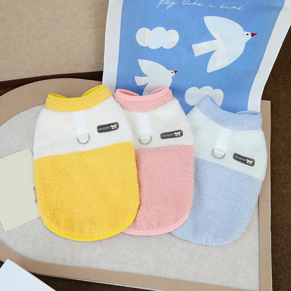 Dog Sweater Jacket Vest Winter Fleece Pet Clothes Petzymart