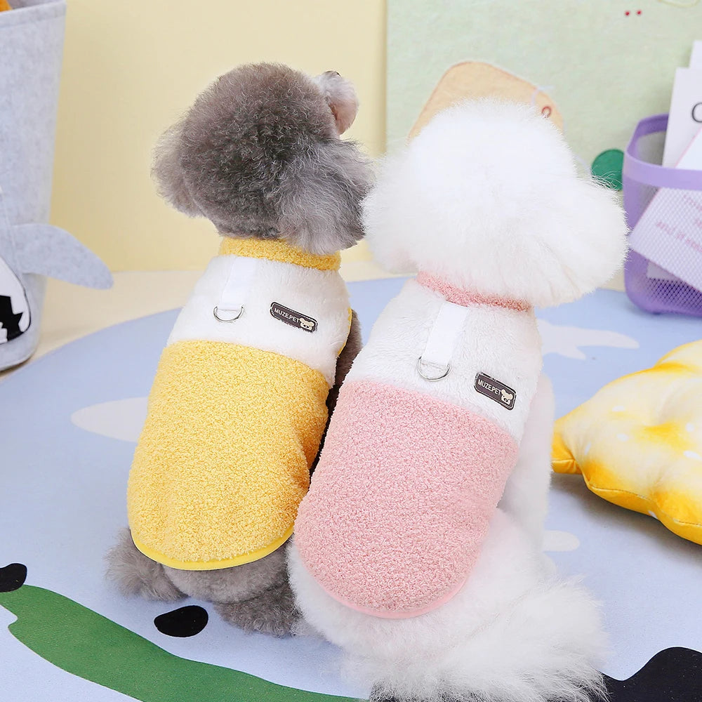 Dog Sweater Jacket Vest Winter Fleece Pet Clothes Petzymart