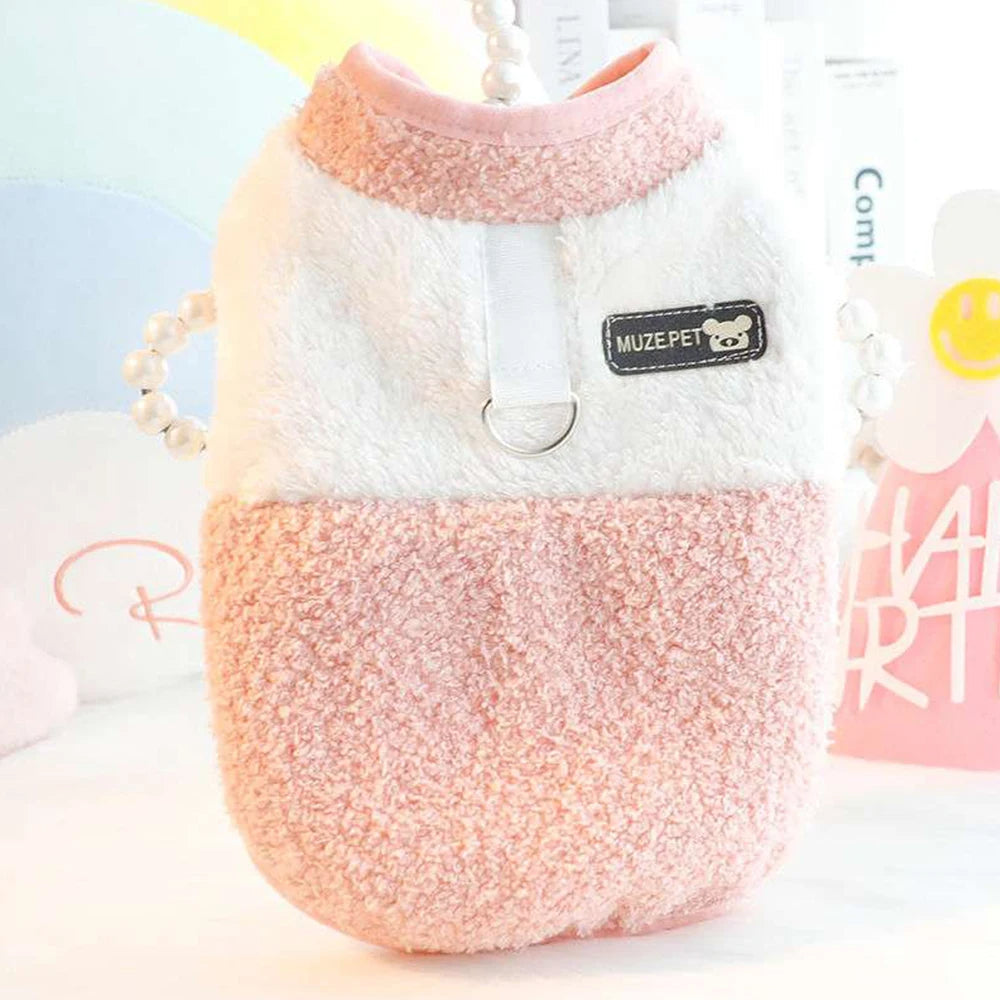 Dog Sweater Jacket Vest Winter Fleece Pet Clothes Petzymart