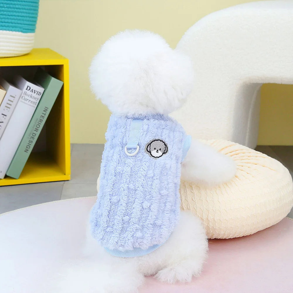 Dog Sweater Jacket Vest Winter Fleece Pet Clothes Petzymart