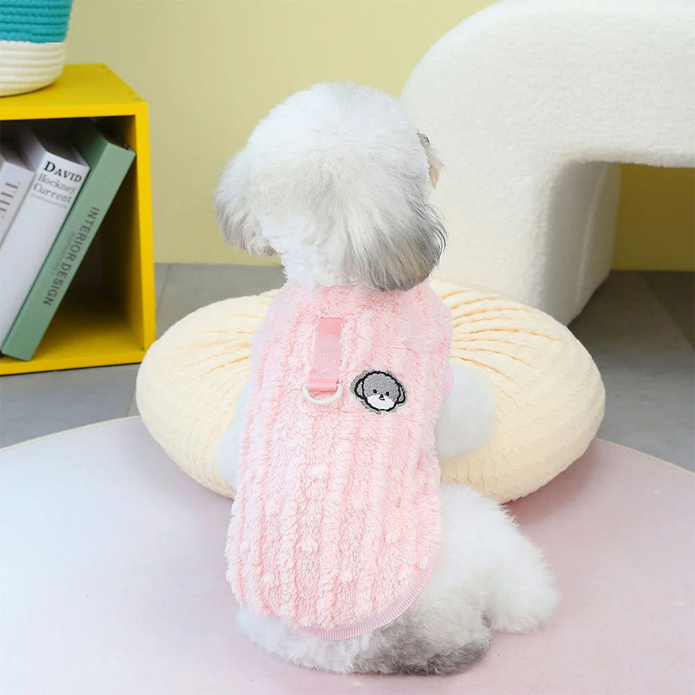 Dog Sweater Jacket Vest Winter Fleece Pet Clothes Petzymart