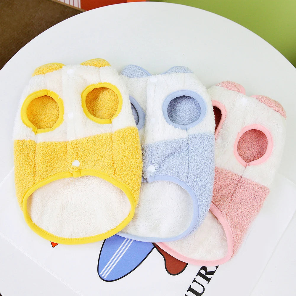 Dog Sweater Jacket Vest Winter Fleece Pet Clothes Petzymart