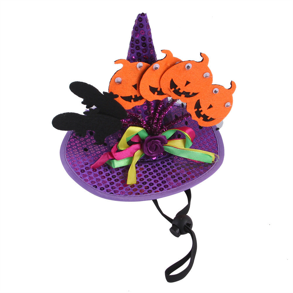 Dogs Cats Halloween Hats Pumpkin Headgear Petzymart