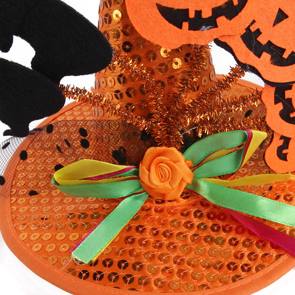 Dogs Cats Halloween Hats Pumpkin Headgear Petzymart