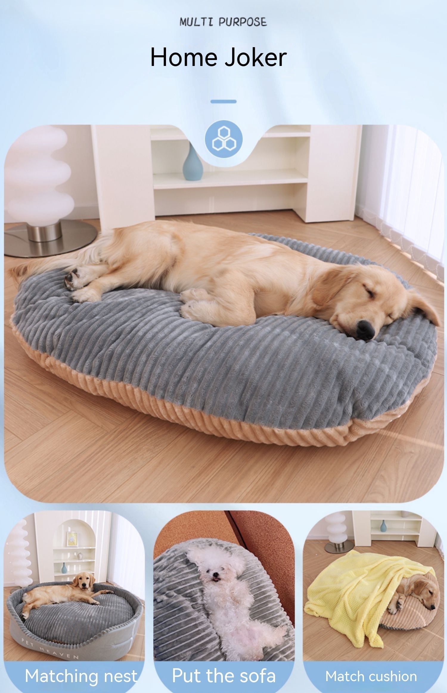 Kennel Four Seasons Universal Floor Mat Dog Mattress Pet Removable And Washable Sleeping Double-sided Mat Petzymart