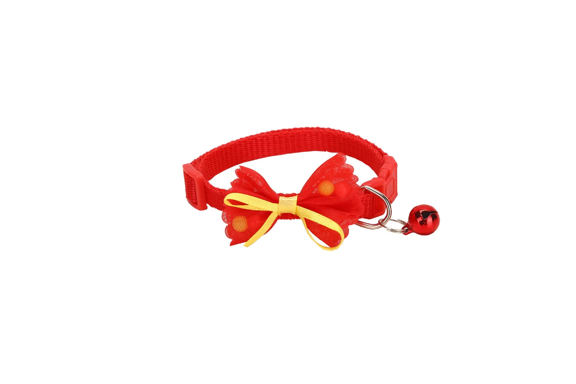 Lace Bow Collar 1.0 Pet Bell Cat & Puppy Dog Petzymart