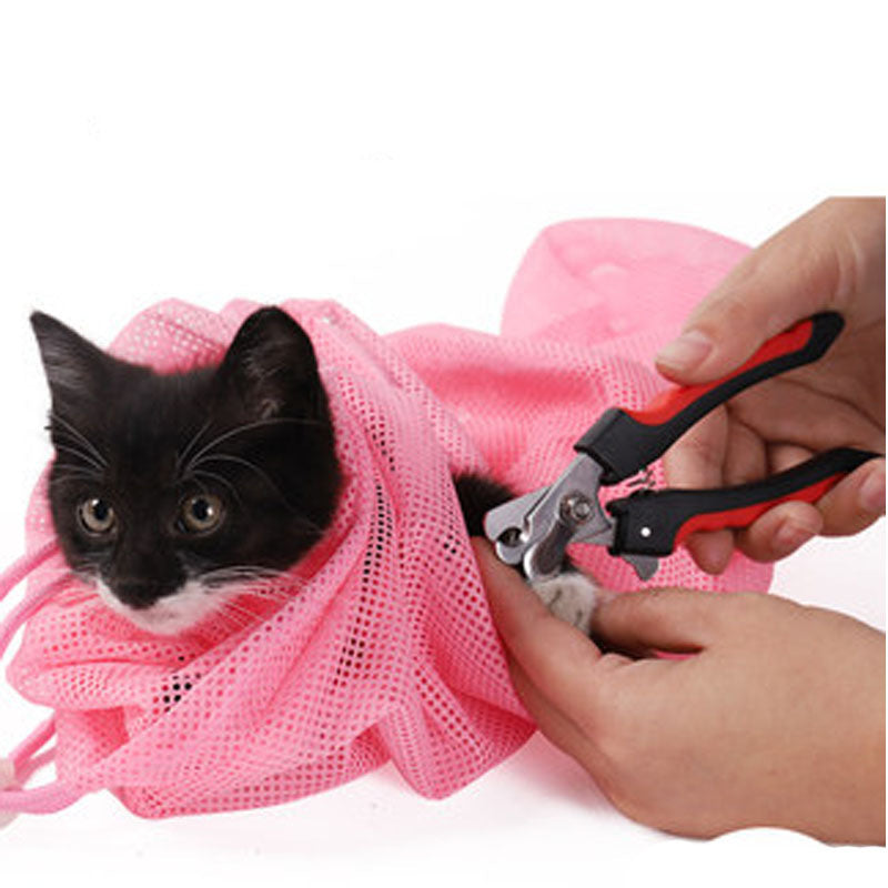 Mesh Cat Bathing Bag Cats Grooming Washing Bags Petzymart