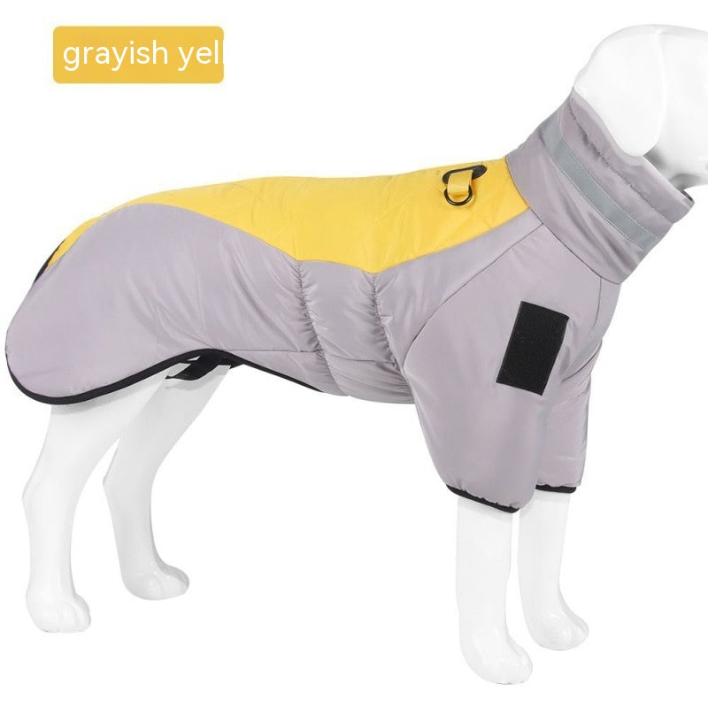 New Winter Dog Coat Waterproof Pet Clothes For Medum Large Dogs Warm Thicken Dog Vest Custome Labrador Jacket Petzymart