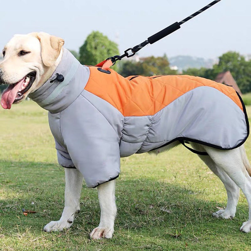 New Winter Dog Coat Waterproof Pet Clothes For Medum Large Dogs Warm Thicken Dog Vest Custome Labrador Jacket Petzymart