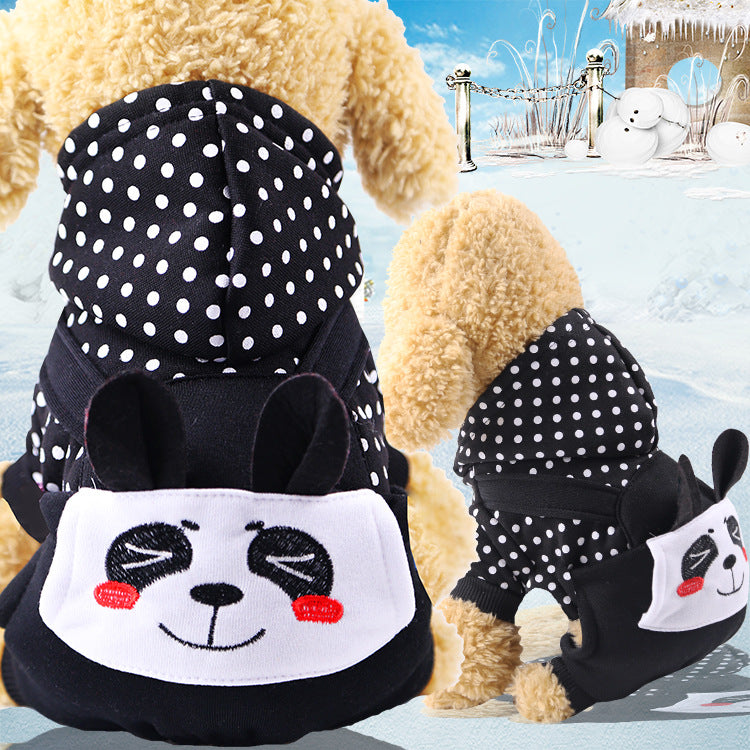 New Year Dog Cat Clothes Accessories Pet Supplies Fall winter Four Legged Cotton-padded Clothes Petzymart