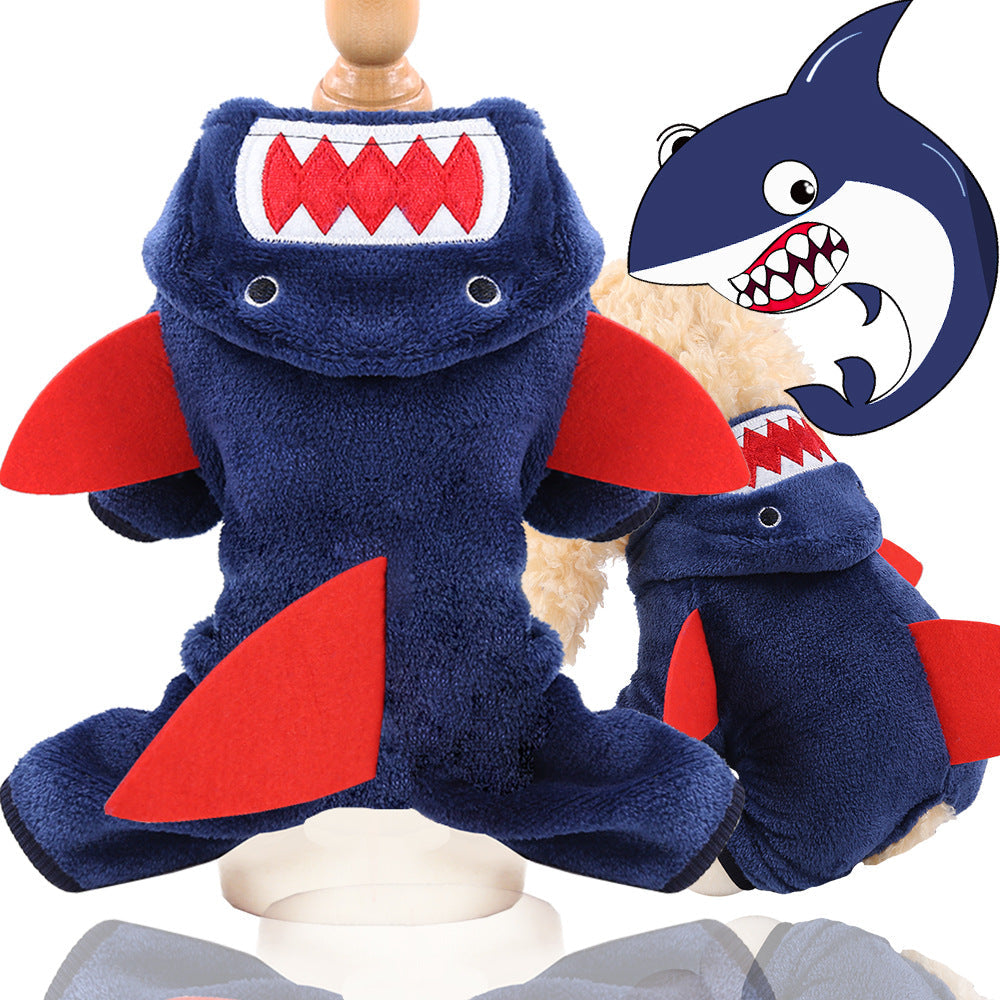 New Year Dog Cat Clothes Accessories Pet Supplies Fall winter Four Legged Cotton-padded Clothes Petzymart