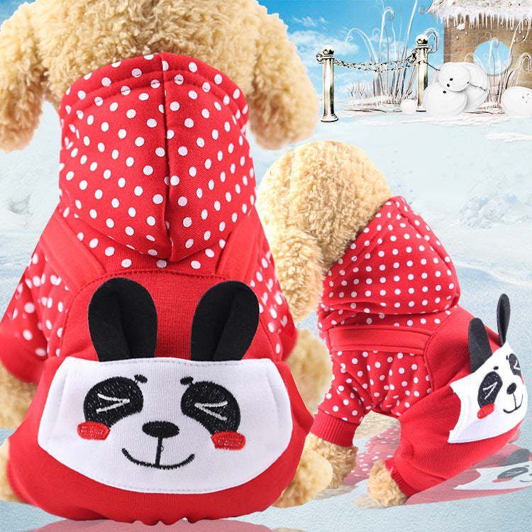 New Year Dog Cat Clothes Accessories Pet Supplies Fall winter Four Legged Cotton-padded Clothes Petzymart