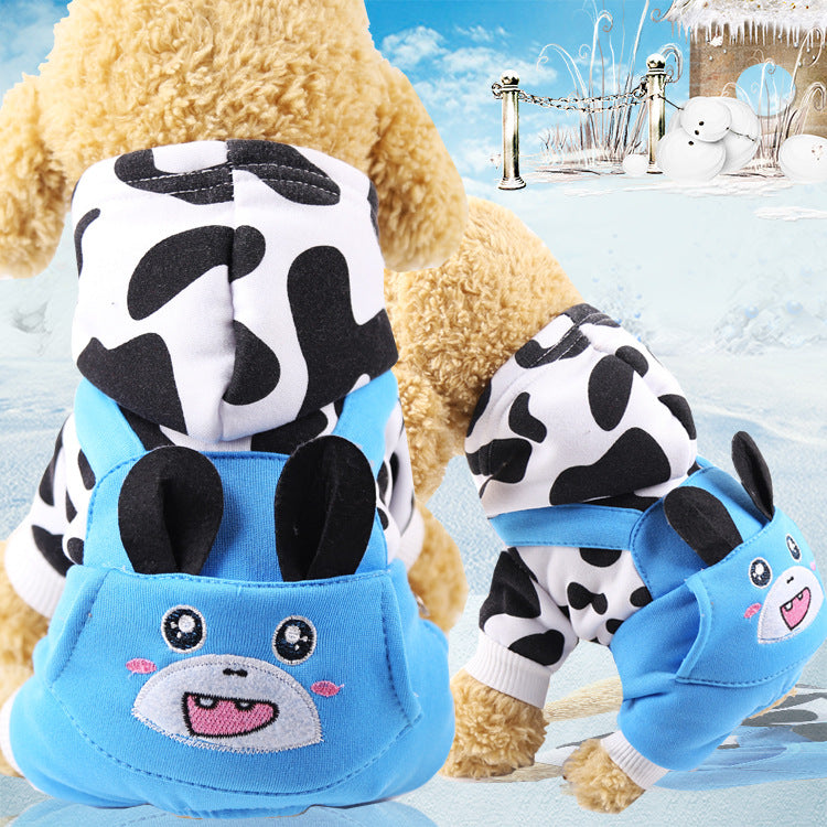 New Year Dog Cat Clothes Accessories Pet Supplies Fall winter Four Legged Cotton-padded Clothes Petzymart