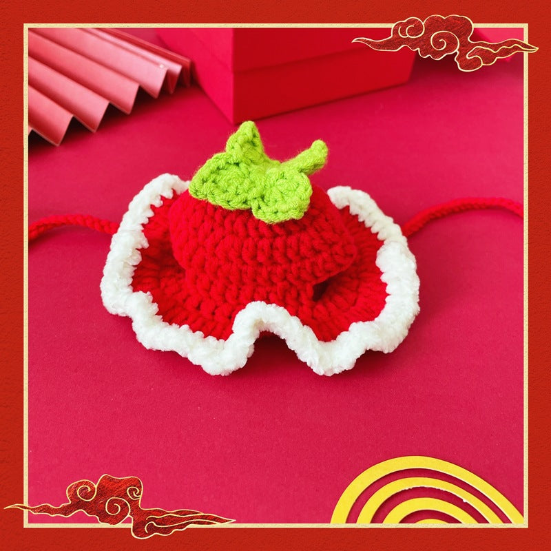 New Year Festive Clothes For Pet Cats And Dogs Tiger Head Hats Petzymart