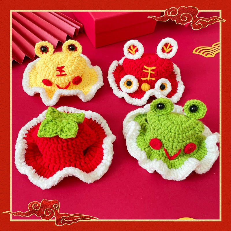 New Year Festive Clothes For Pet Cats And Dogs Tiger Head Hats Petzymart