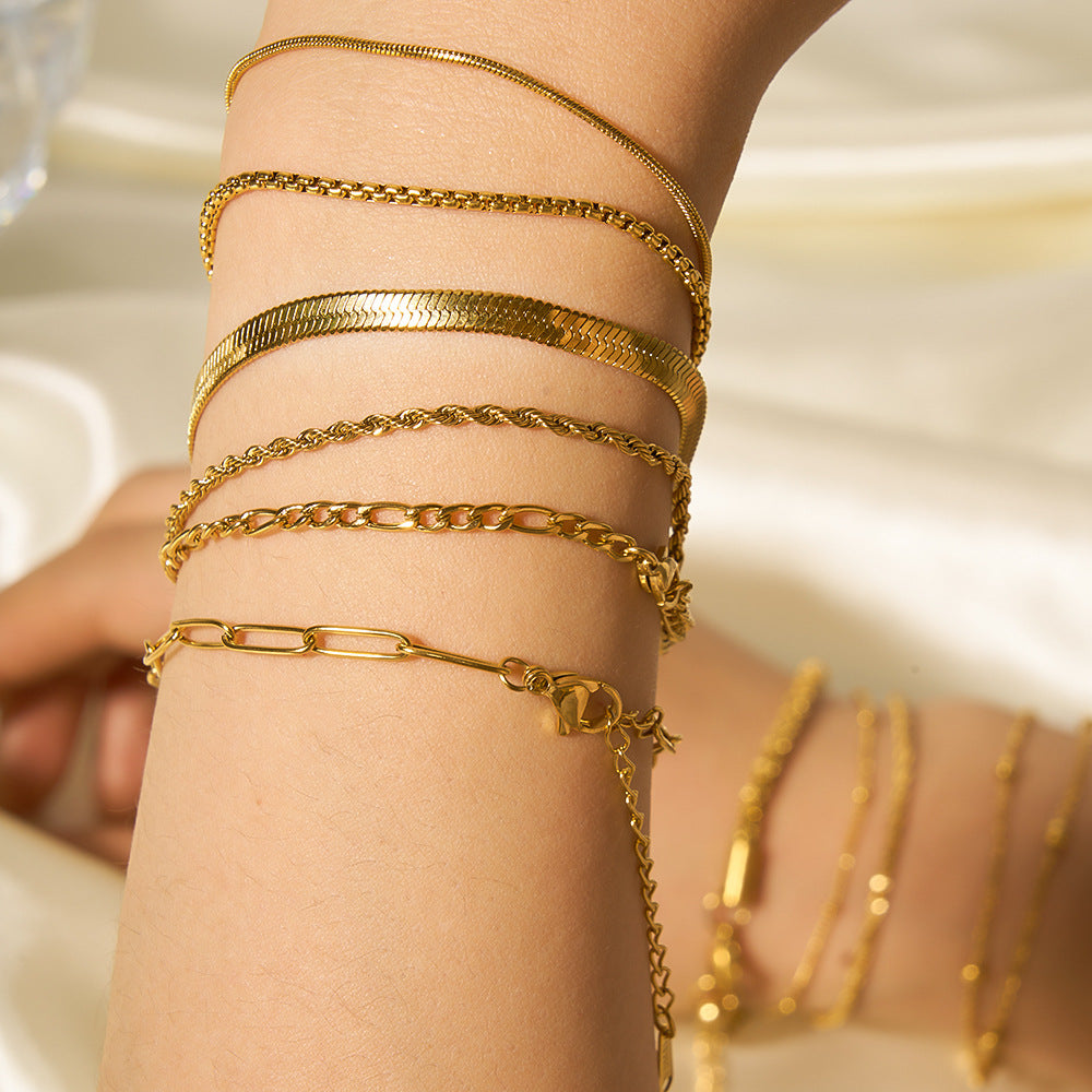 Simple Titanium Steel Bracelet