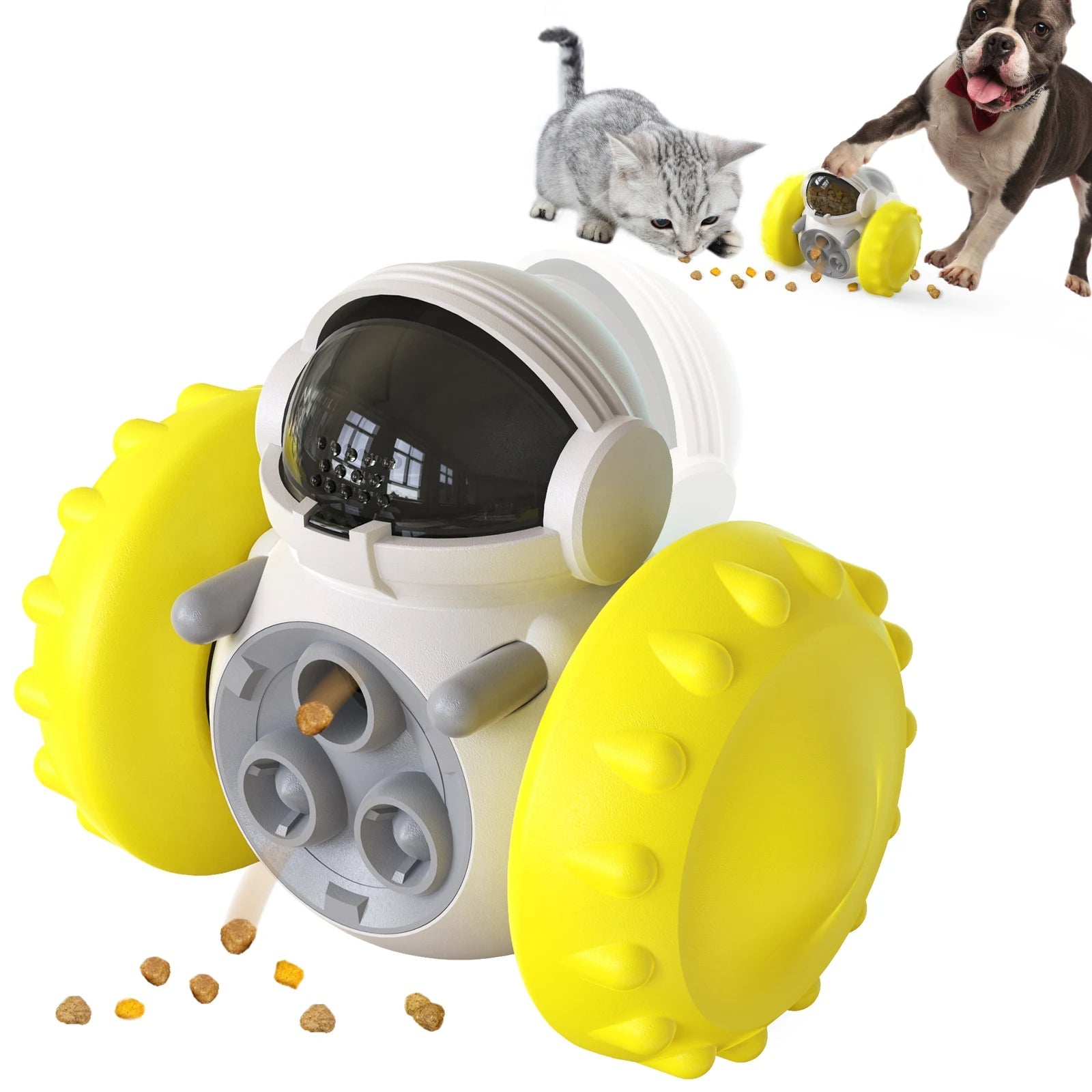 PawPartner Dog Tumbler Interactive Toys Increases Pet IQ Slow Feeder Labrador Petzymart